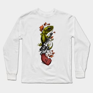 lizard and gun Long Sleeve T-Shirt